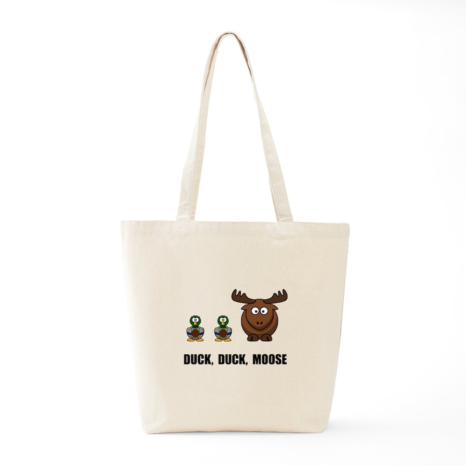 CafePress Duck Duck Moose Tote Bag (628075379)