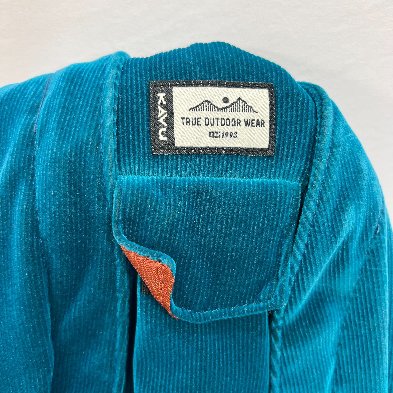KAVU Original Rope Cordouroy Sling Pack w/ Adjustable Shoulder Strap Artic Teal