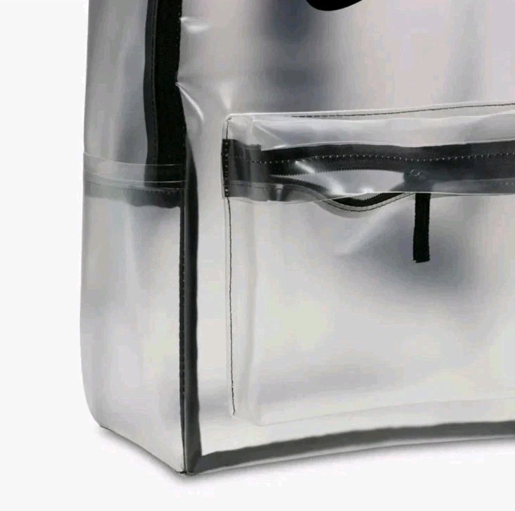 Nike Heritage Crystal Backpack Clear Black 25L Capacity One Size