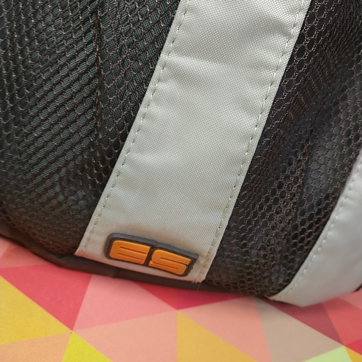 Eastsport Brown & Grey Backpack School Book Bag 3 Zippers, 5 Pockets – CLEAN!