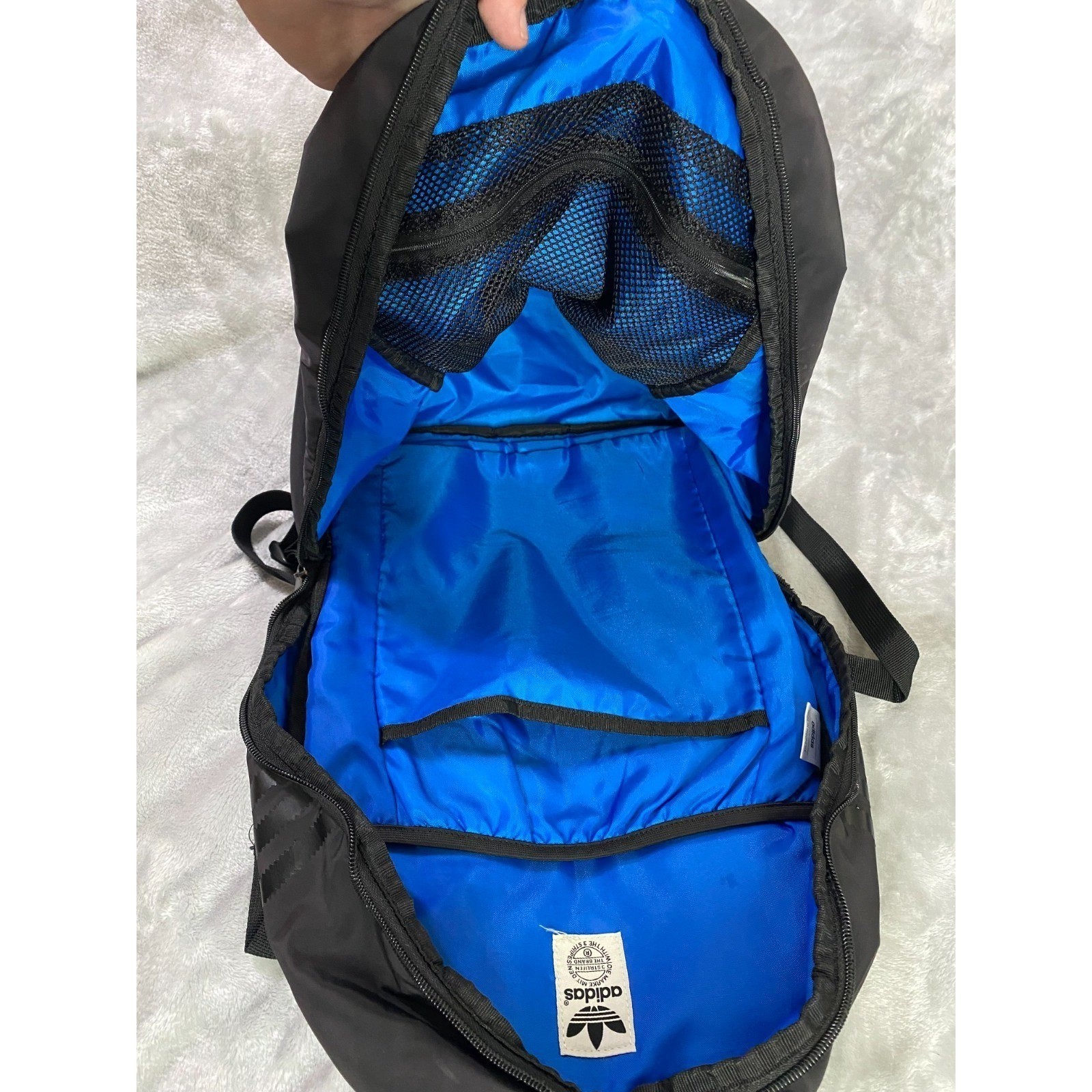 Adidas Backpack National Plus Unisex Large Black 201433-L Flawed Trefoil Bag