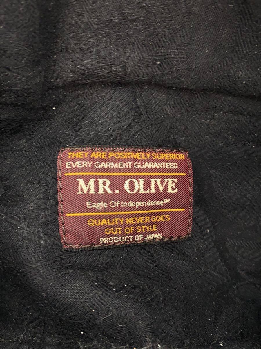 MR.OLIVE Waist Bag, Leather, Black, Plain