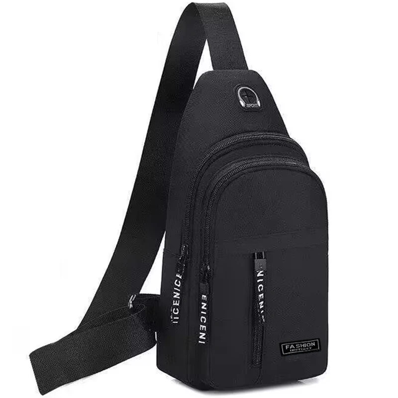 New Multifunctional Chest Bag Men’s Fashion Trend Oxford Cloth Shoulder Bag
