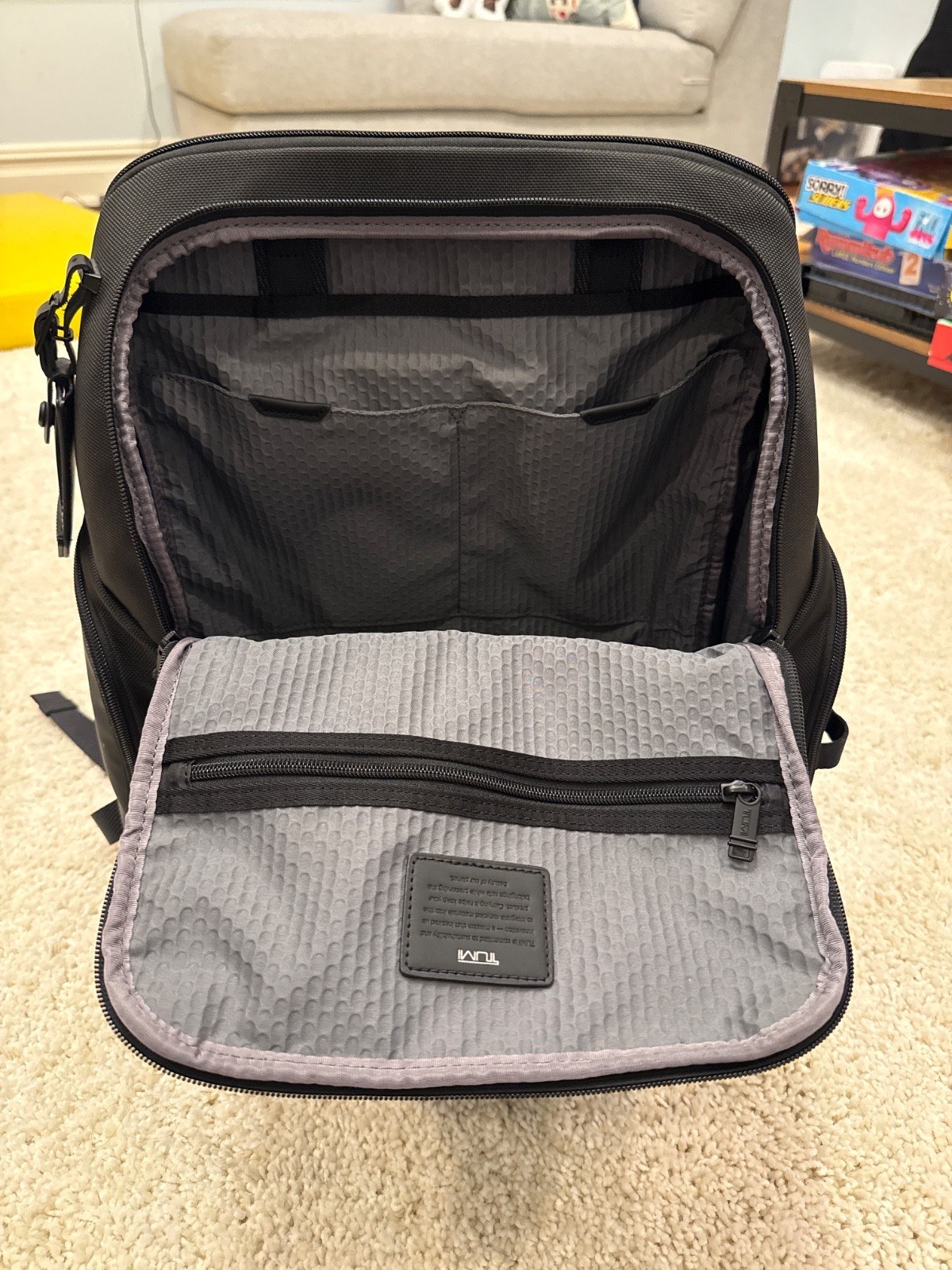 TUMI Alpha Bravo Renegade Backpack Black Ballistic Nylon 17” Laptop 146684-1041