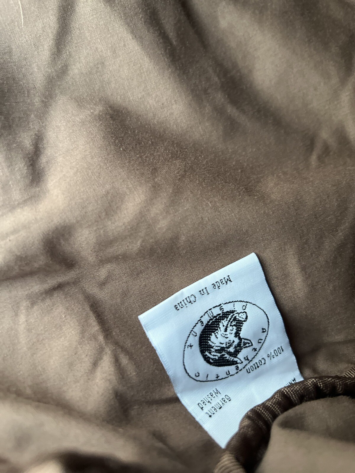 NWT Authentic Pigment 100% Cotton Raw-Edge Messenger Java “You’ve Earned It”