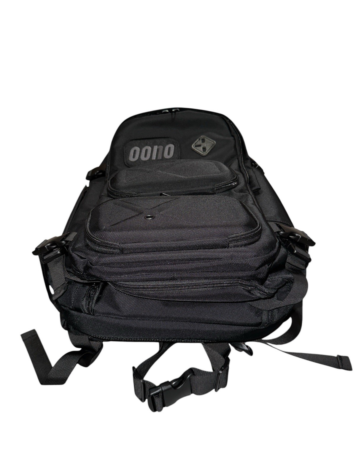 OONO Backpack V2 20L-35L Black Travel-Gym-Work-Outdoors Bag 20+ Compartments NEW