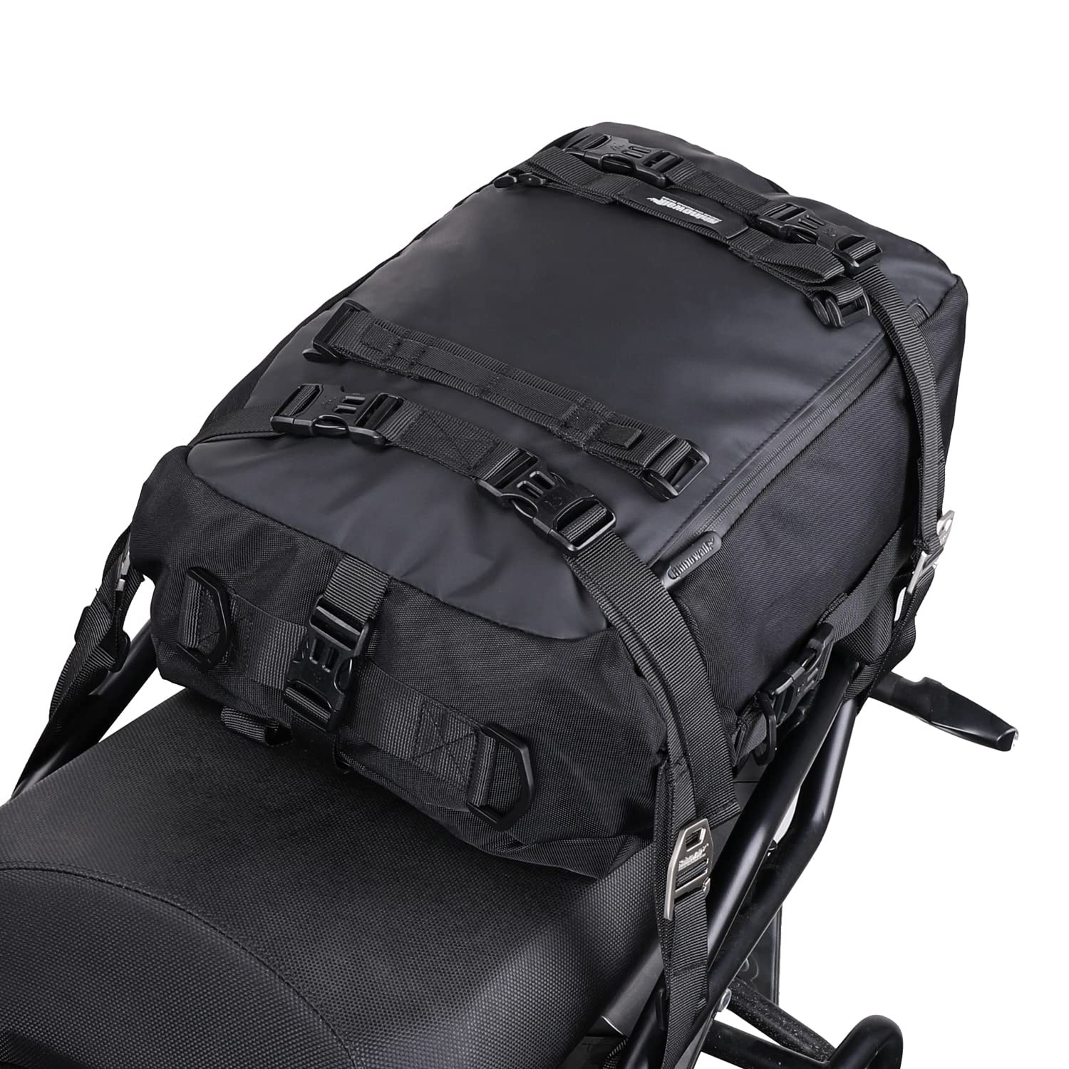 Waterproof Motorcycle Tail Bag 20L Motorbike Rear Rack Storage Bag Saddle Pan