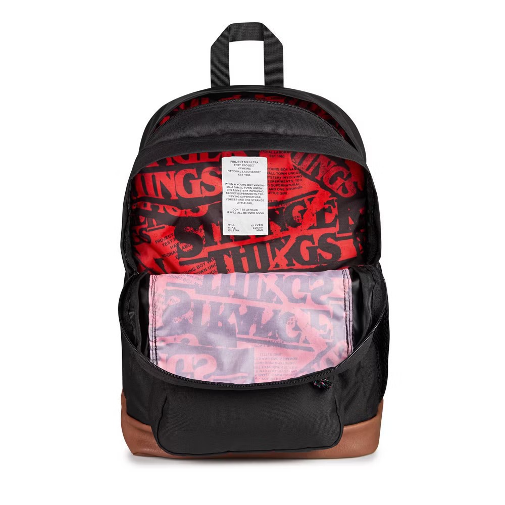 JanSport 34L Cool Student 17.5″ Backpack Stranger Things Upside Down – Black