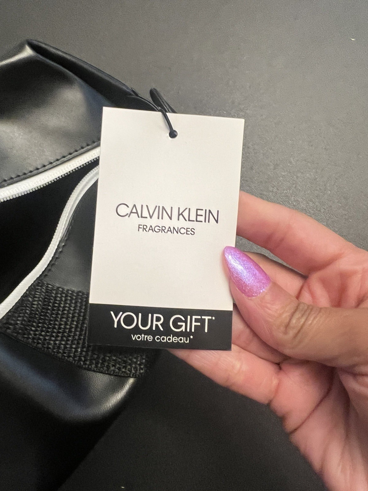 CALVIN KLEIN Men’s Travel Case Bag Black New