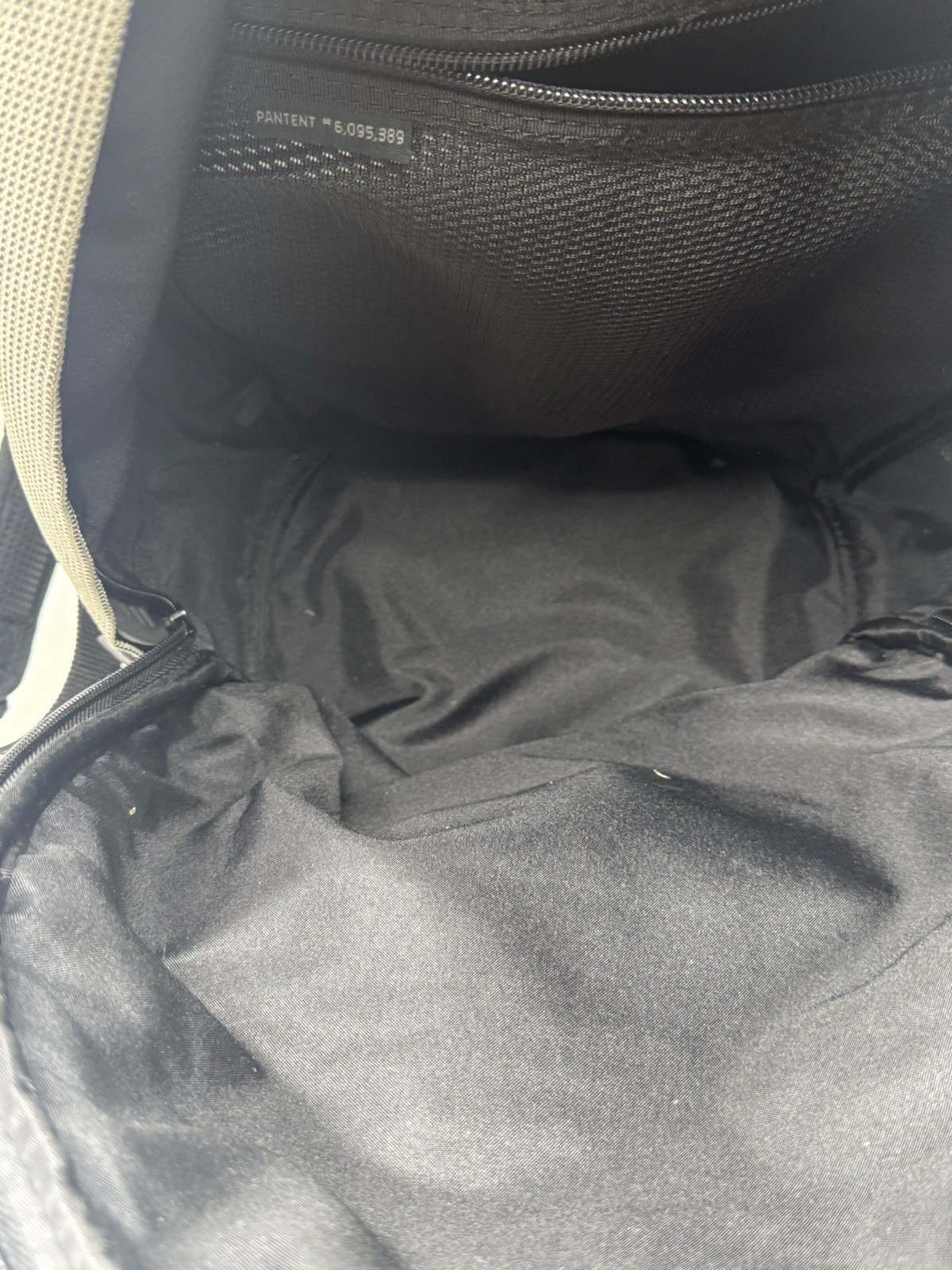 Tumi T2 Tech Backpack 513G Olive Green Appr 16x11x8 Ballistic Nylon & Leather