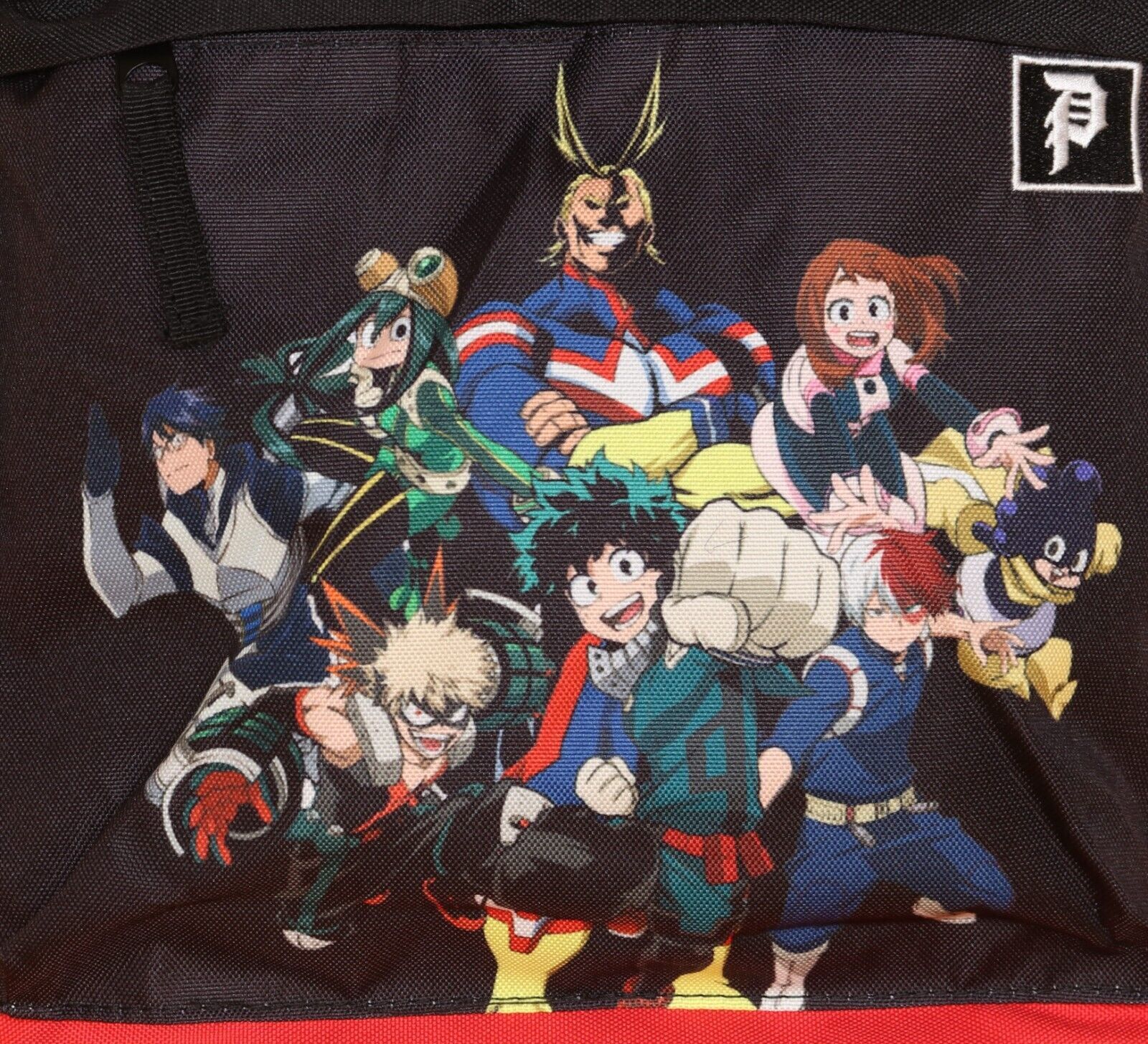 Primitive My Hero Academia Backpack Japanese Anime Black