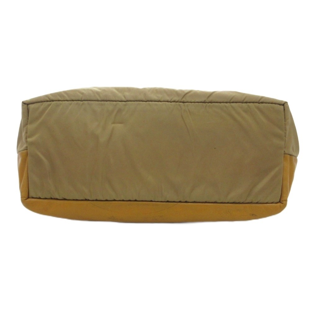Daniel&Bob Khaki Yellow Beige 3W Shoulder Bag, Vintage, 11.8″ x 10″ x 5″