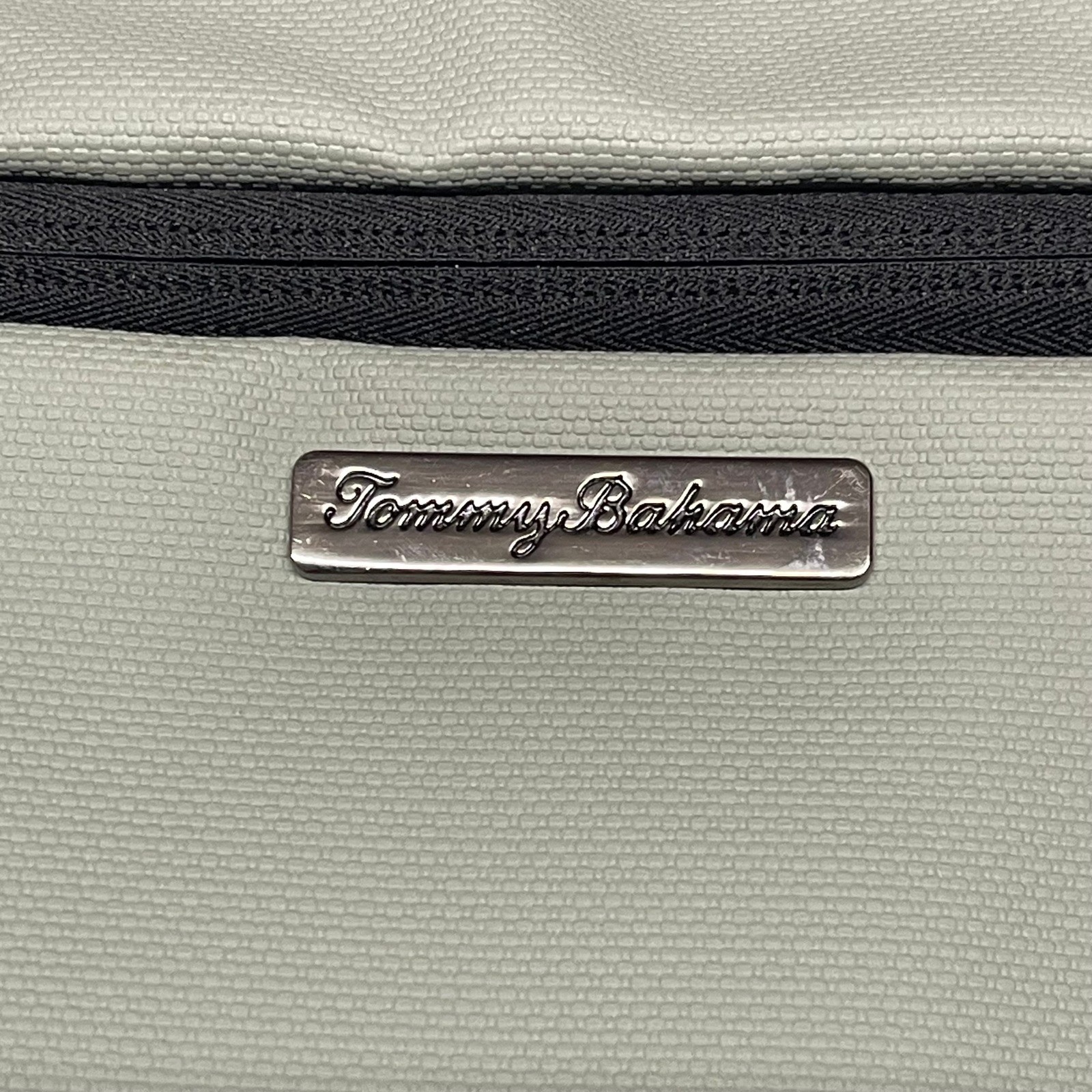 Tommy Bahama Backpack Urban Essentials Sage Green Travel 16″ Faux Leather NEW