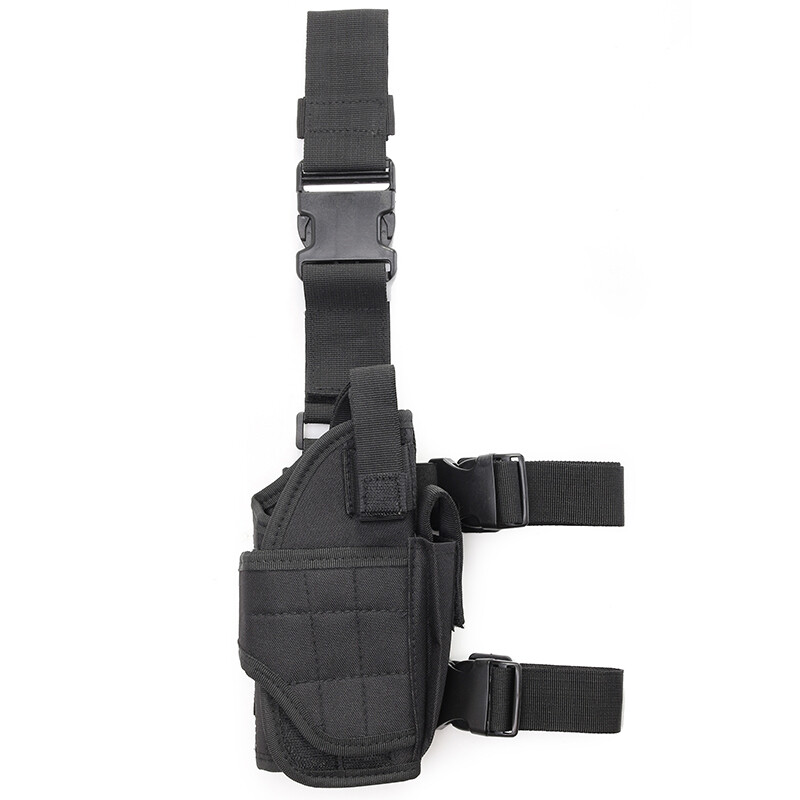 Tactical Hand Gun Drop Leg Thigh Pistol Holster Pouches Right/Left Multifunction