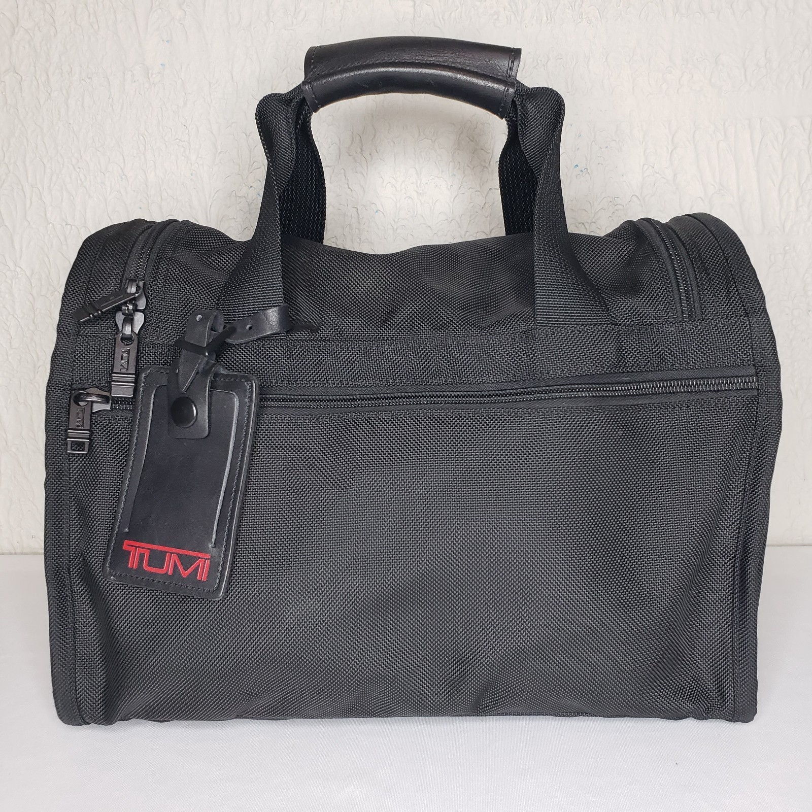 TUMI Alpha Sport Duffle Bag 15” Weekender Carry-On Travel Ballistic Canvas Black