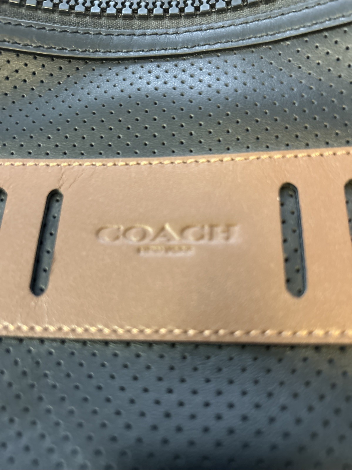 Coach Terrain Pack F56877 Mixed Material /Leather Convertible Backpack Crossbody