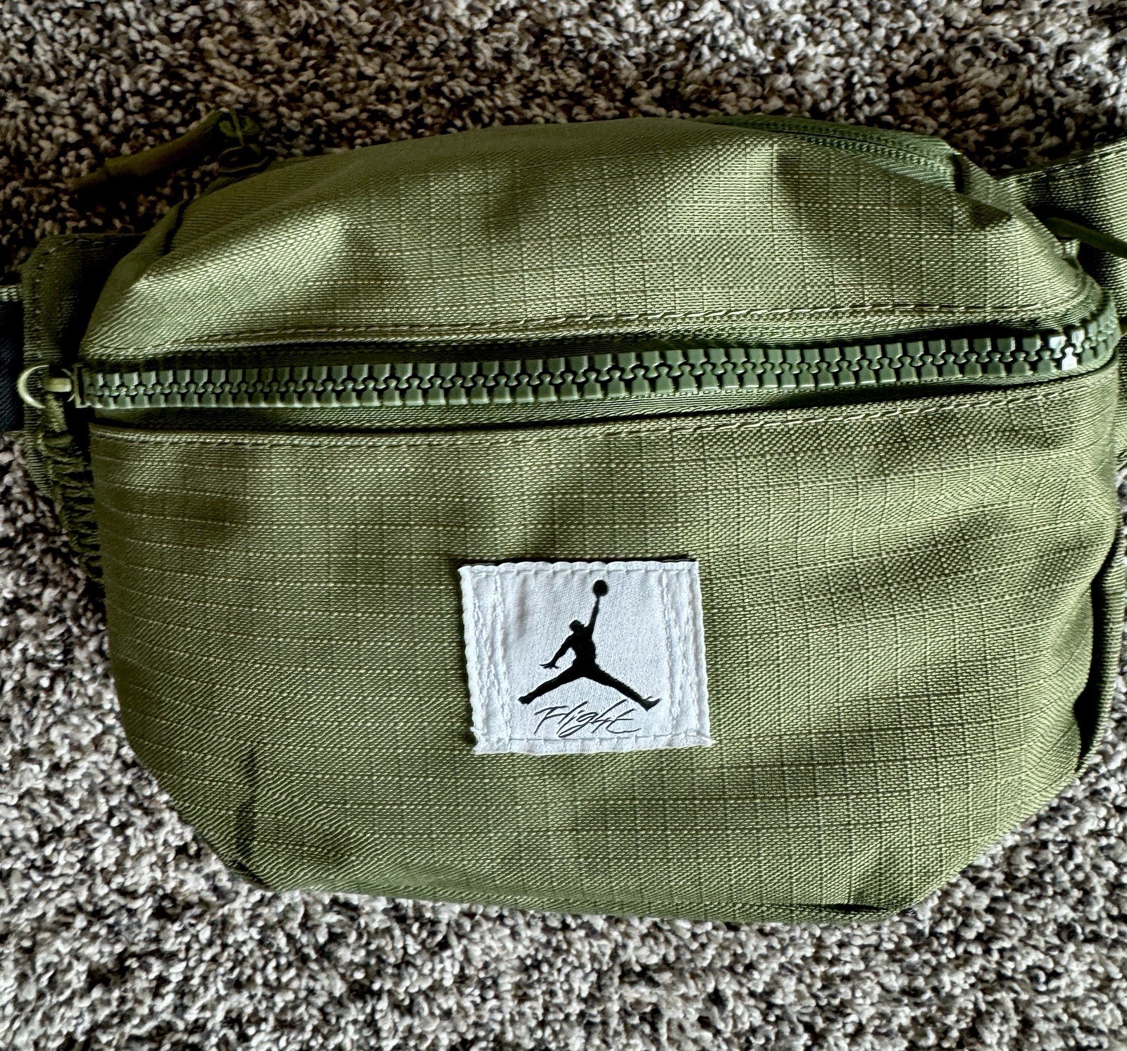 👀 Jordan Flight Crossbody Olive Green, Cordura ~ 🔥 MJ 🔥Legendary 🐐 🏀