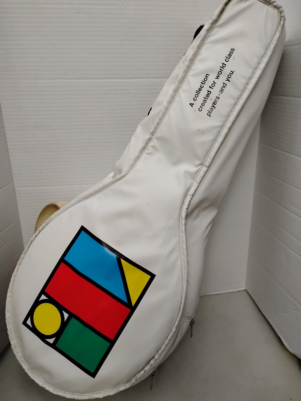 Vintage Adidas Ivan Lendl 1980’s Tennis Racket Bag WHITE Imperfect See Photos