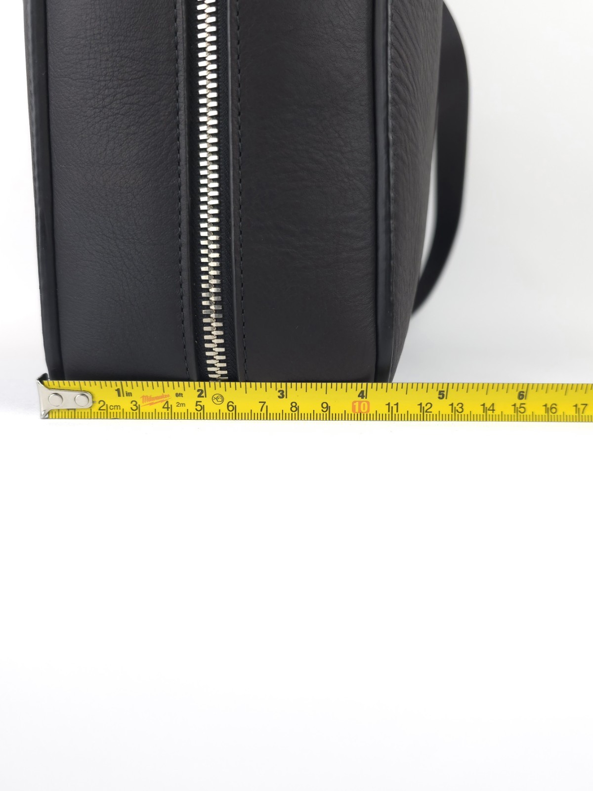 BONASTRE Leather Briefcase Shoulder Bag Black Made In Spain