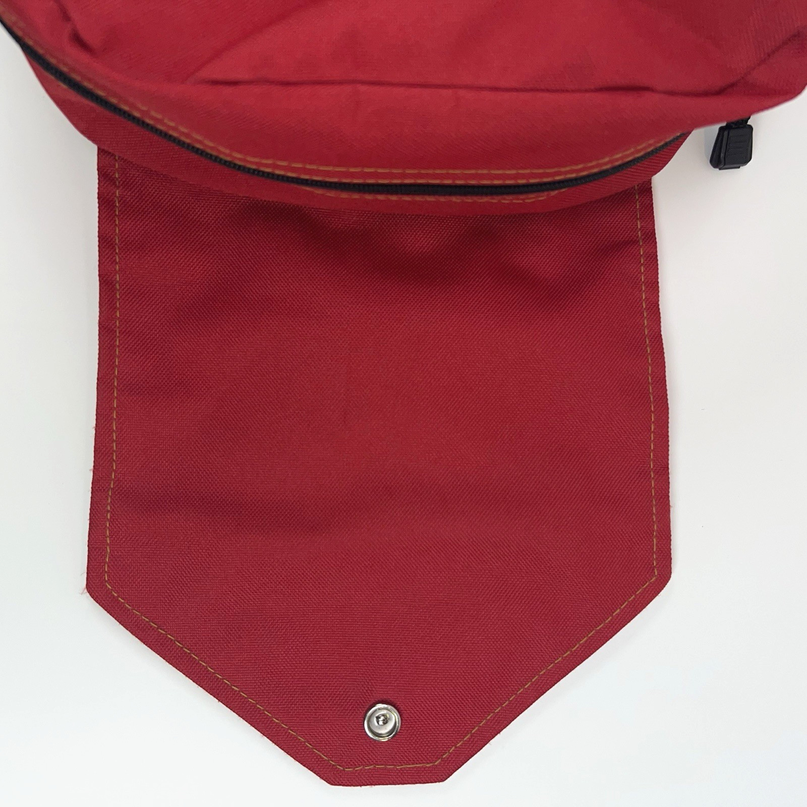 LEVI’S Backpack Canvas Messenger 13” Daypack Bag Snap Flap Adjustable Padded Red