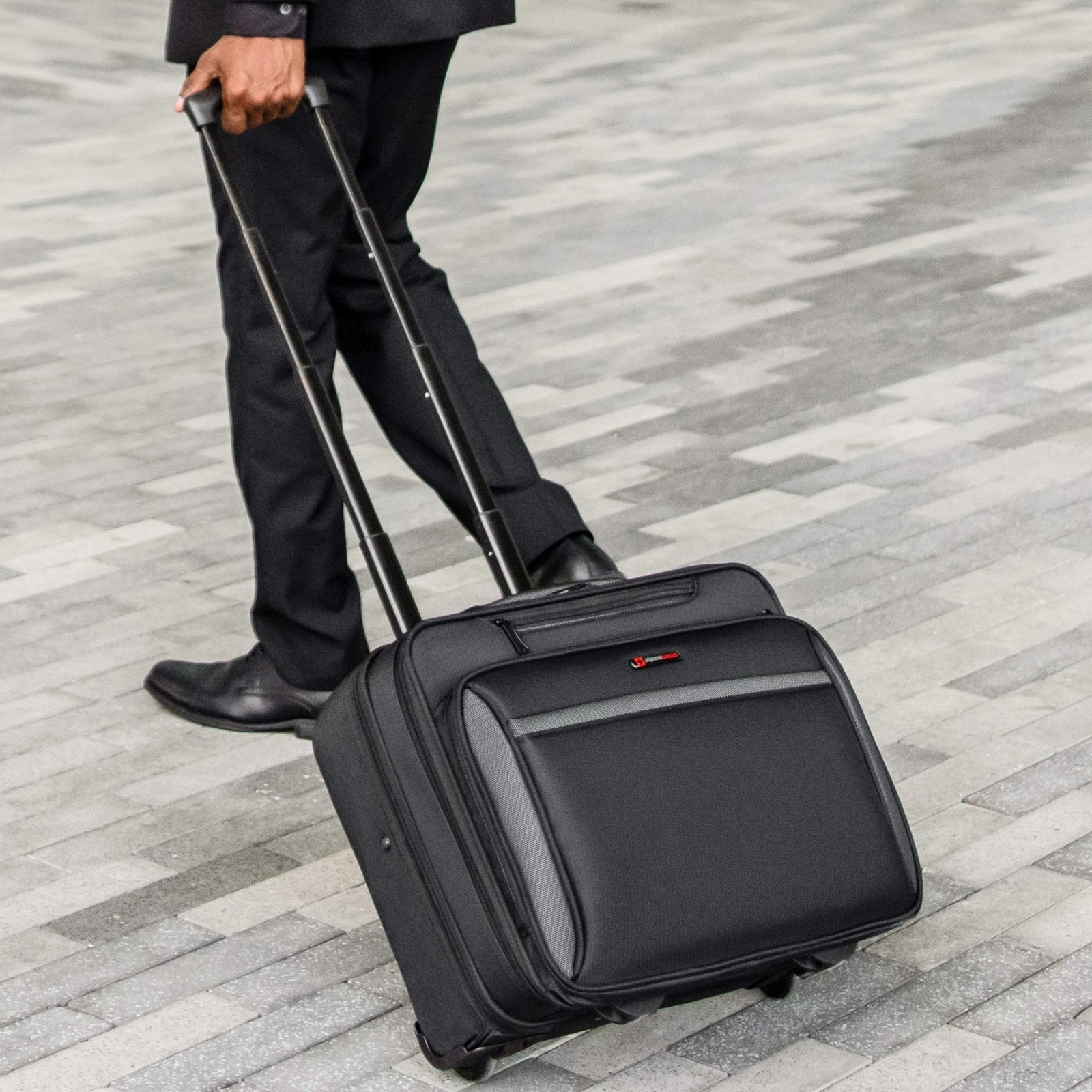 Rolling Laptop Briefcase Wheeled Overnight Carry on Bag Up to 15.6 Inches Not…