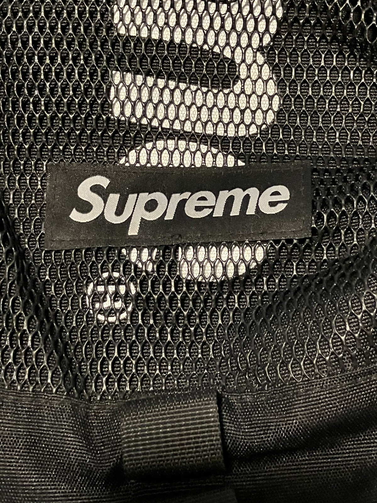Supreme SS20 Black Mesh Backpack
