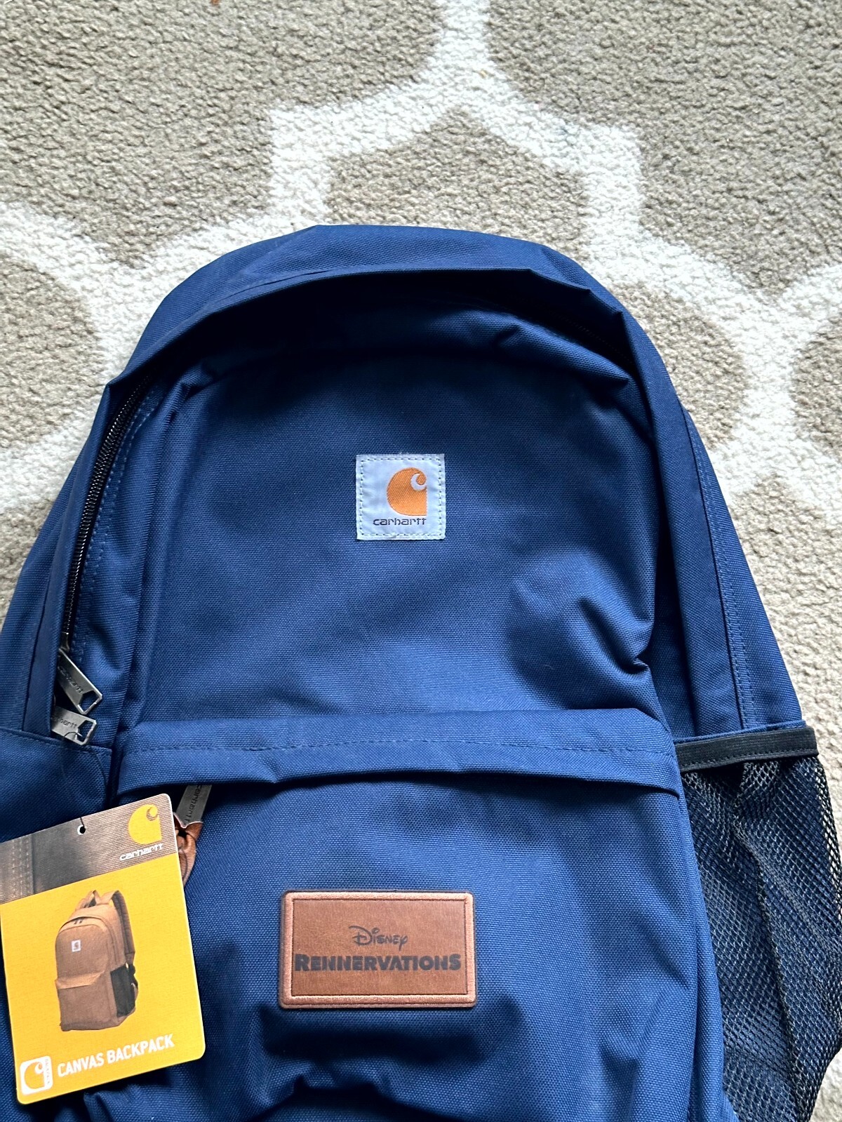 Carhartt Canvas Backpack Navy Disney Reservations Rain Defender 17×12 Outdoors