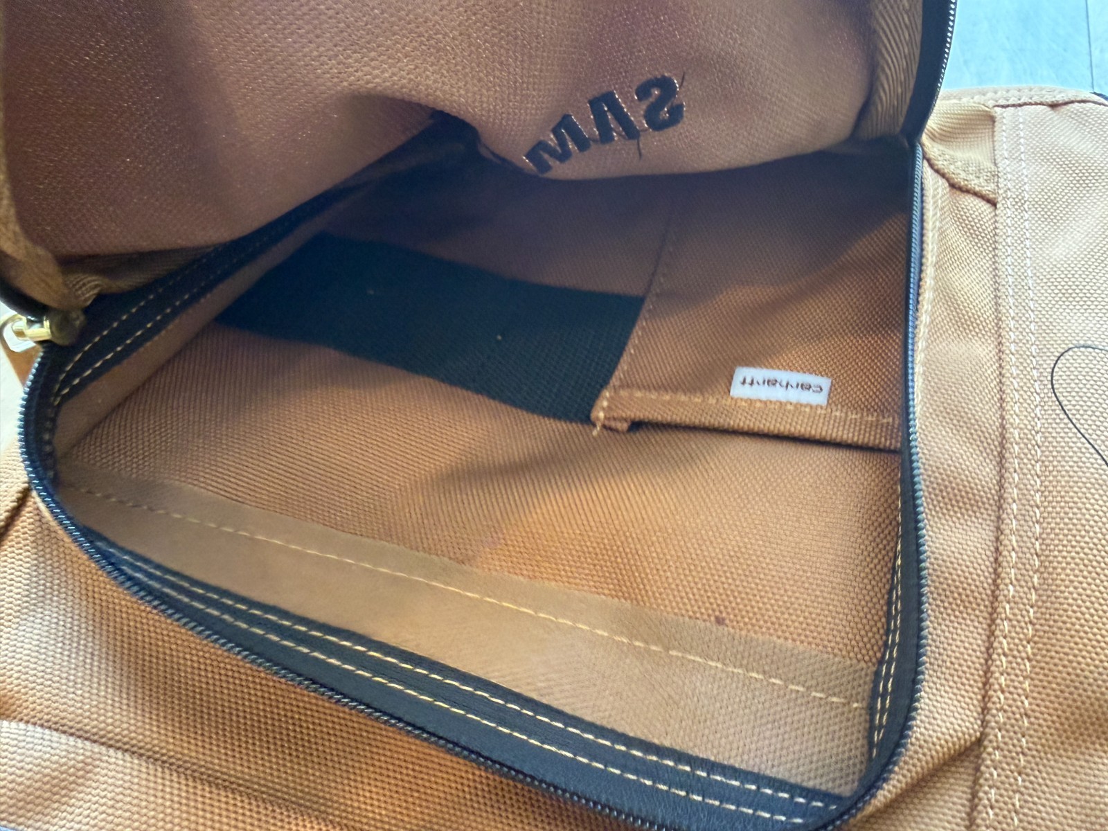 Carhartt Backpack Laptop Canvas Brown with Samsung Logo Work School Travel NWOT