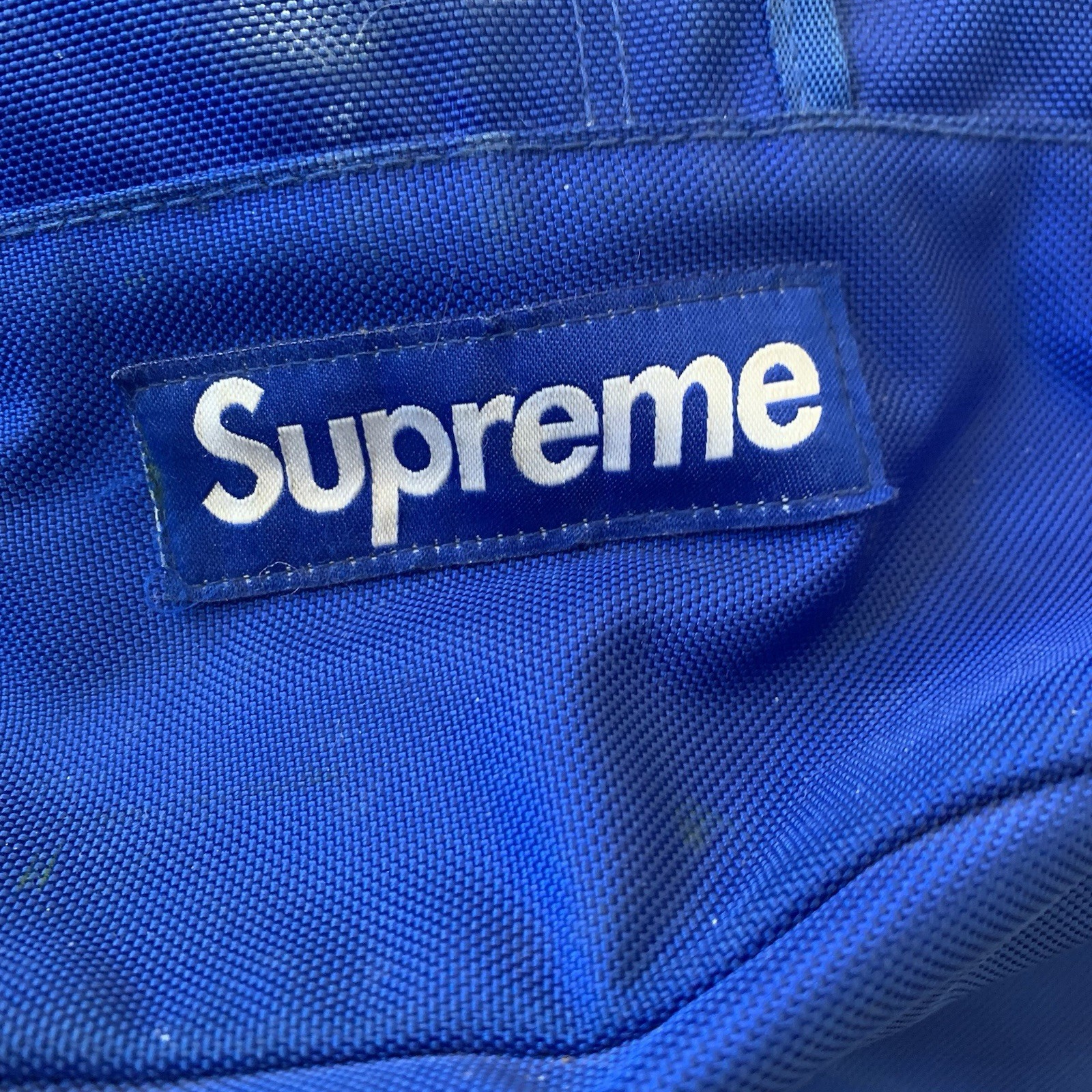 Supreme SS18 Ripstop Nylon Backpack Royal Blue – 100% Authentic – USED