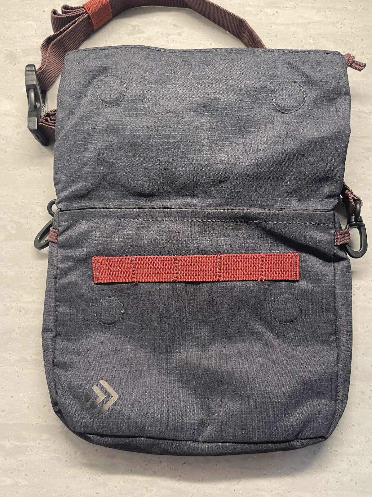Outdoor Products Gray Crossbody Bag Zip Magnetic Closure Adjustable Strap – NEW