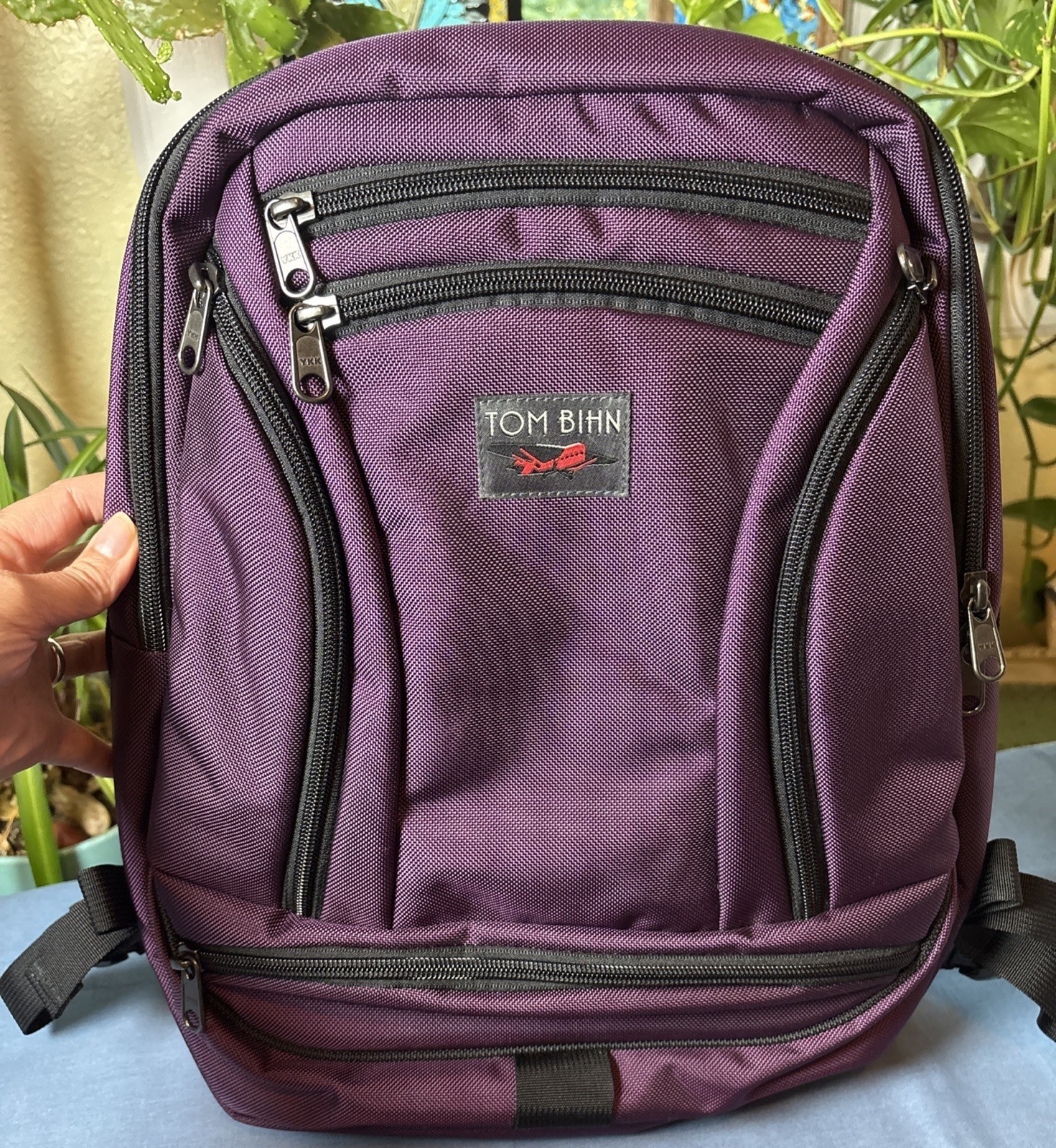 Tom Bihn Synapse 19 Backpack Aubergine Blue USA EDC Daypack