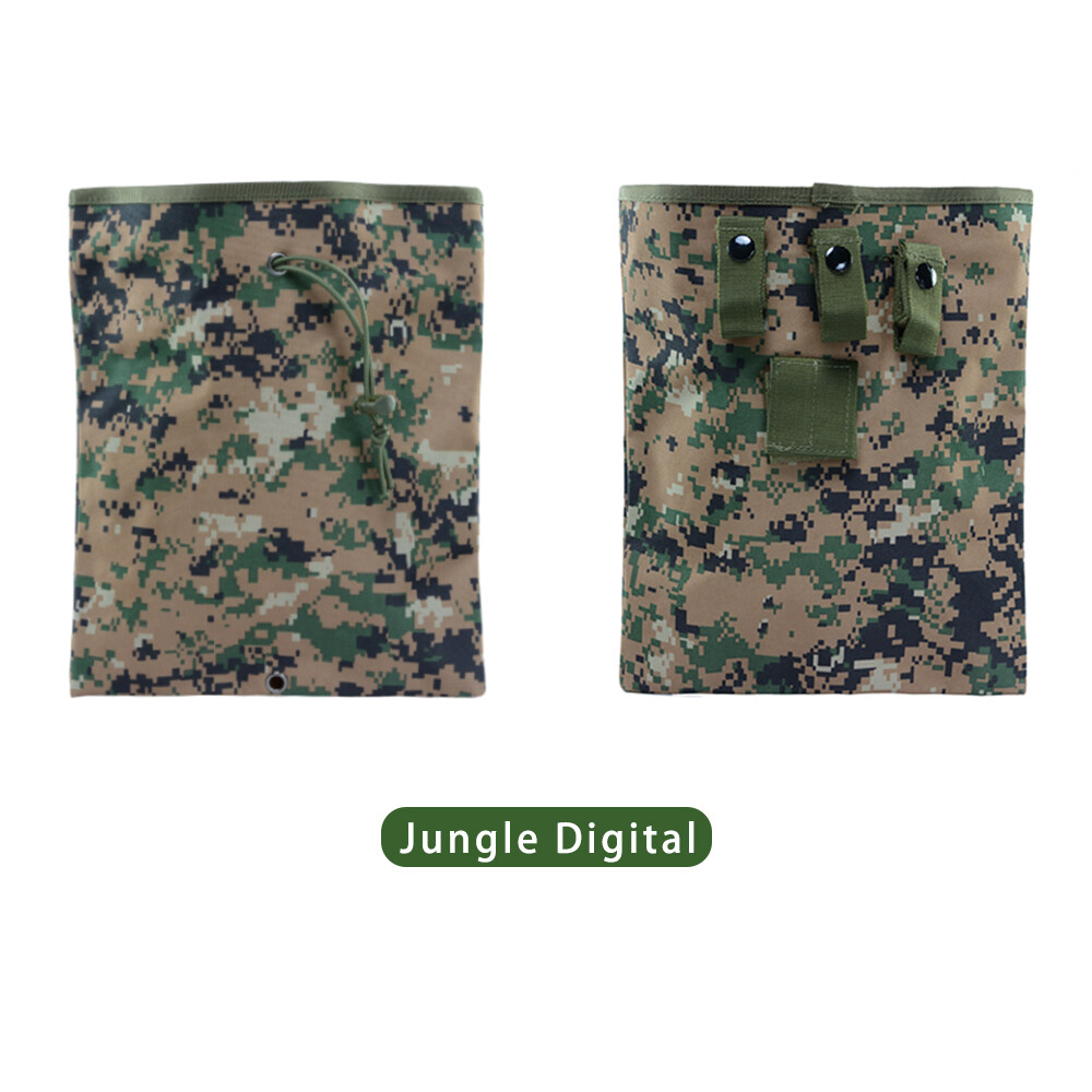 Tactical Molle Dump Pouch Foldable Drawstring Storage Bag Pouch Utility Pouch