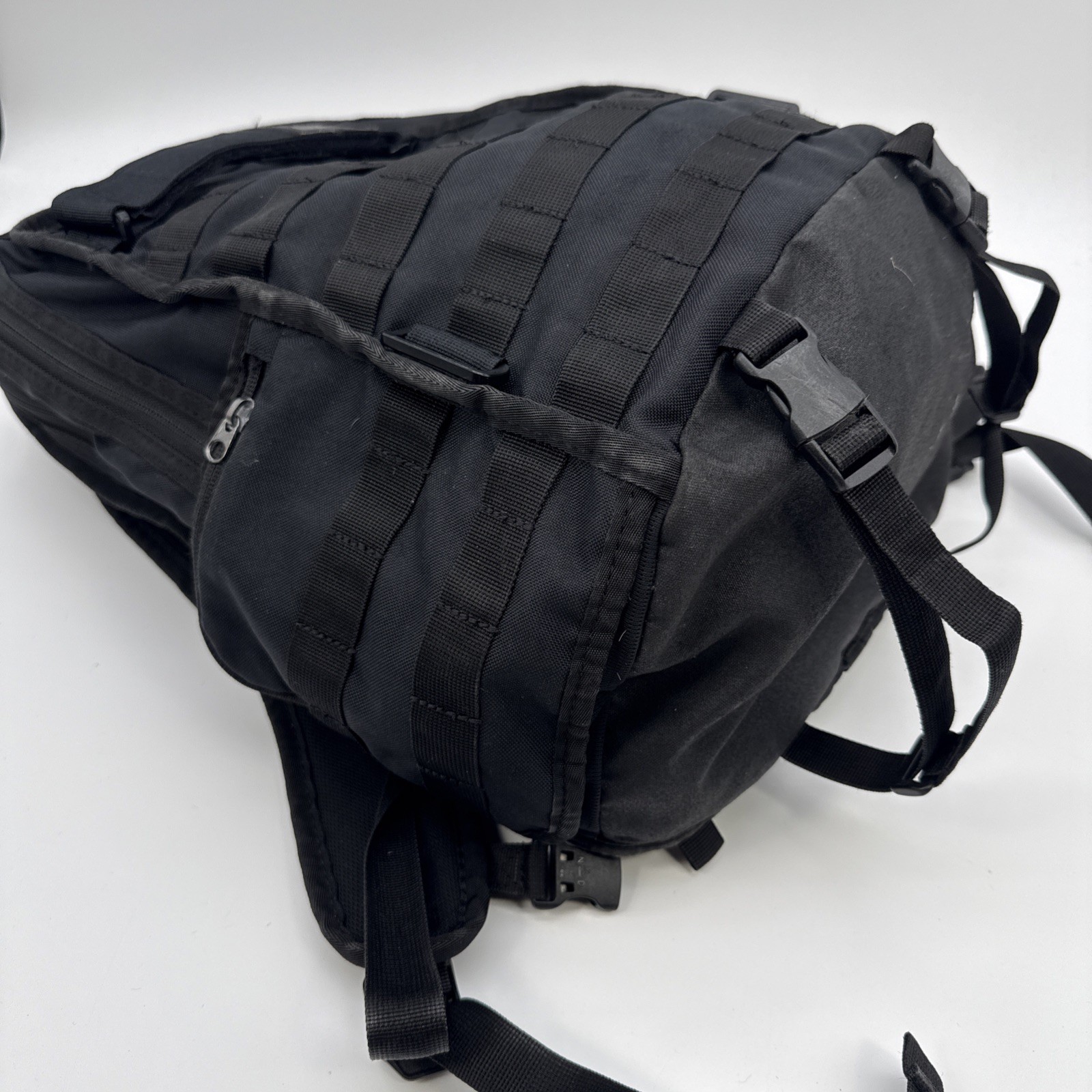 Nike Sportswear RPM Backpack Black Molle Webbing Ruck Sack Book Bag Large