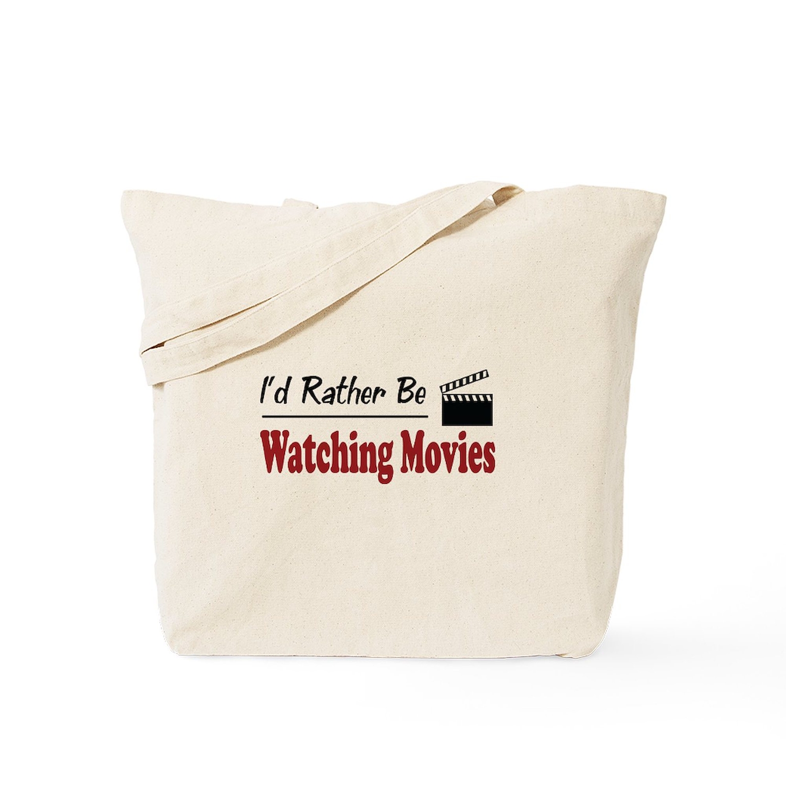 CafePress Rather Be Watching Movies Tote Bag (265497140)