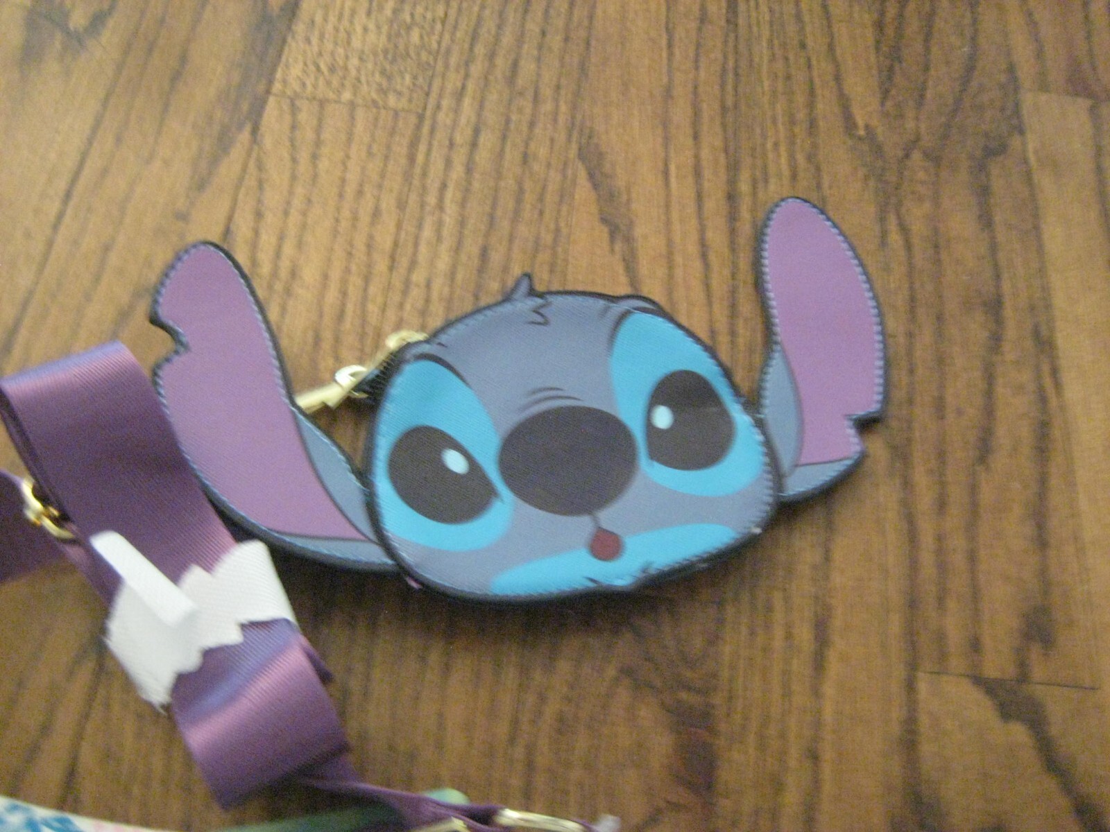 Disney Lilo & Stitch Floral Stitch Crossbody Bag With Coin Pouch-New!