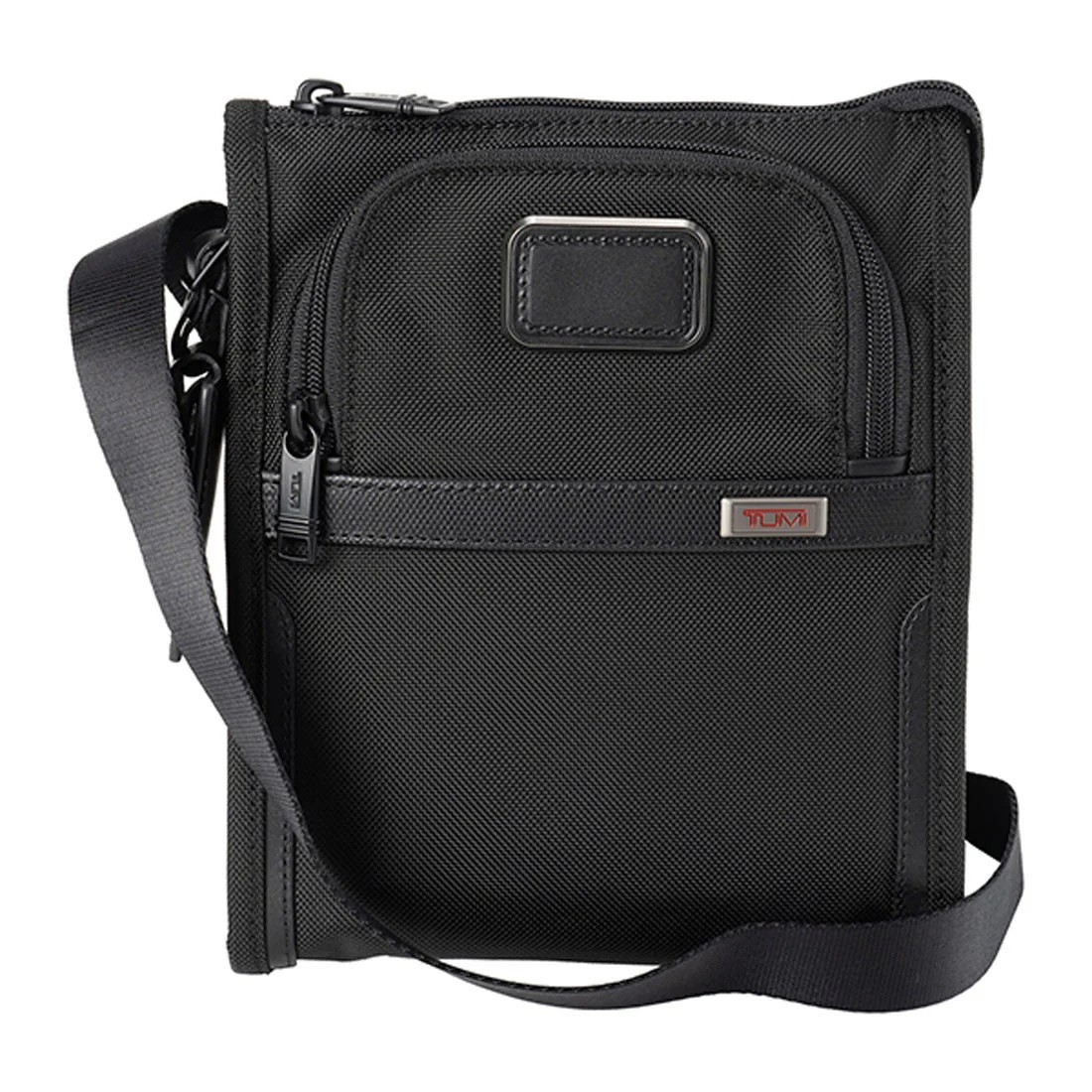 NEW TUMI Alpha 3 Pocket Bag Small Black Crossbody Shoulder Travel Bag