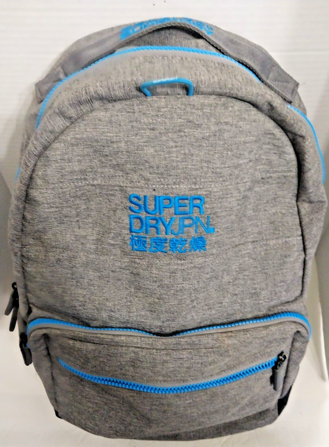 Backpack Superdry JPN Gray and Blue Unisex
