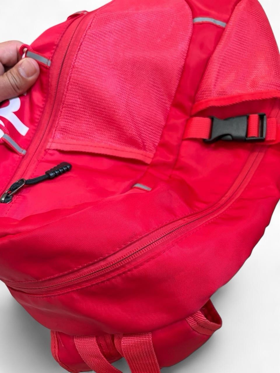 2017 SS17 Supreme 3M Box Logo Travel Backpack Bookbag Red