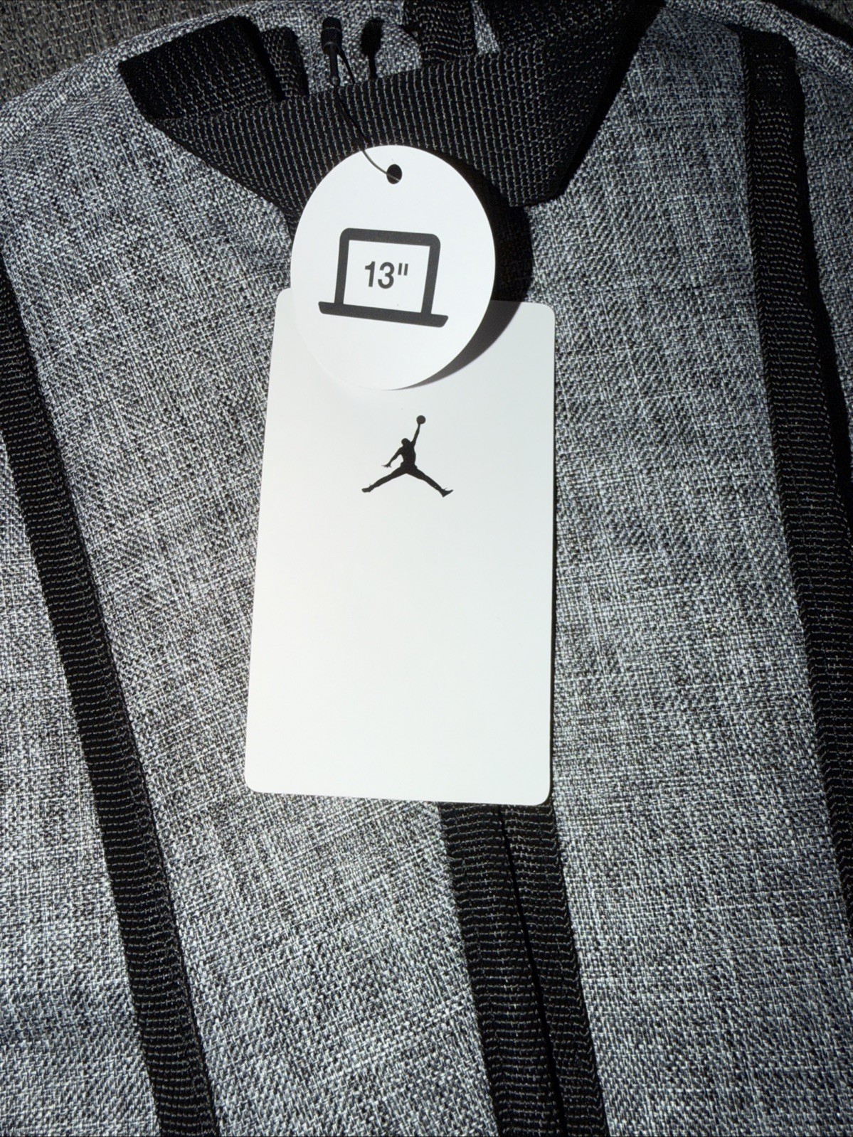 Jordan Backpack (23L) Carbon Heather MA0880-GEH One-Size New w/Tags