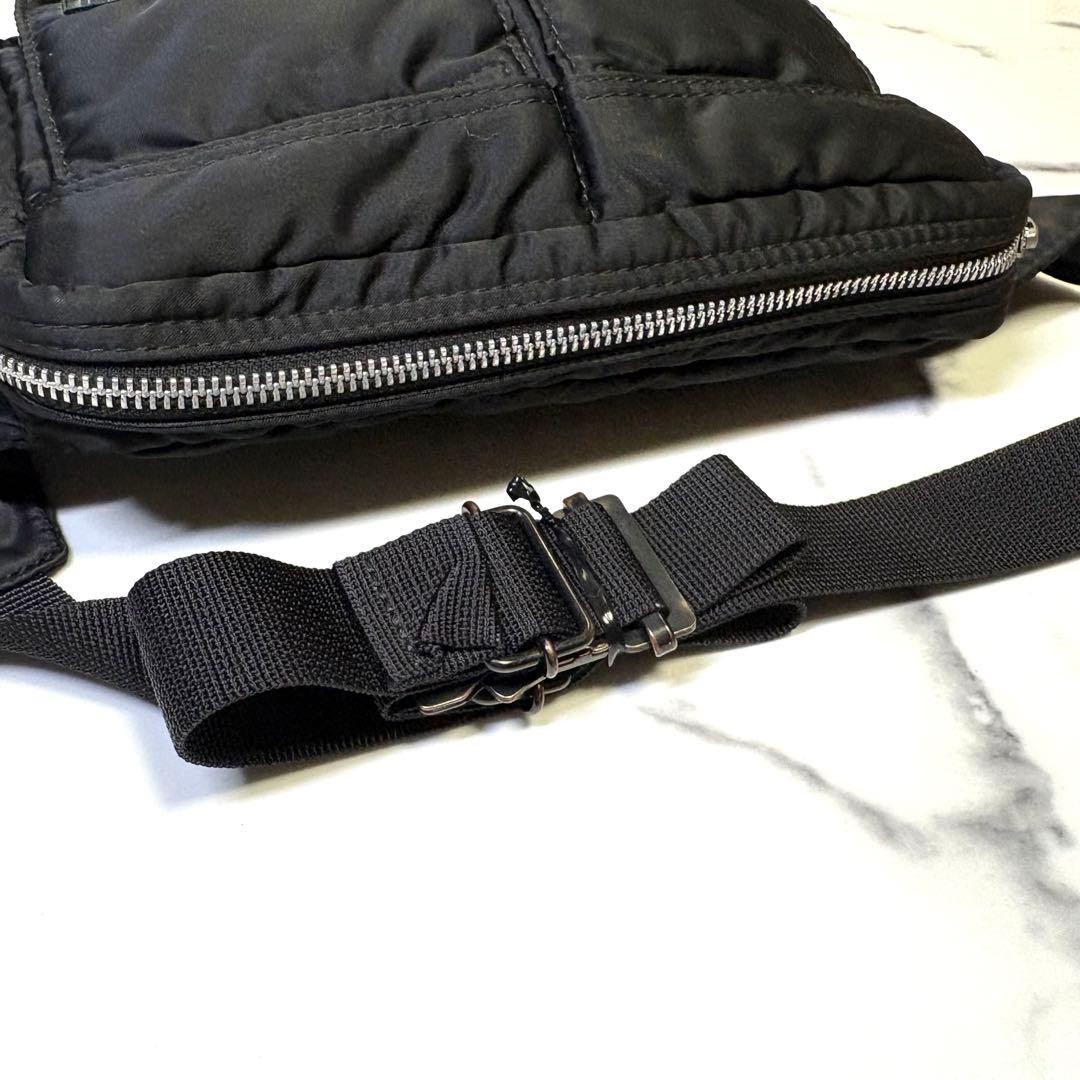 Authentic PORTER TANKER Shoulder Bag Compact Black Nylon Men’s Bag 25cmPorter
