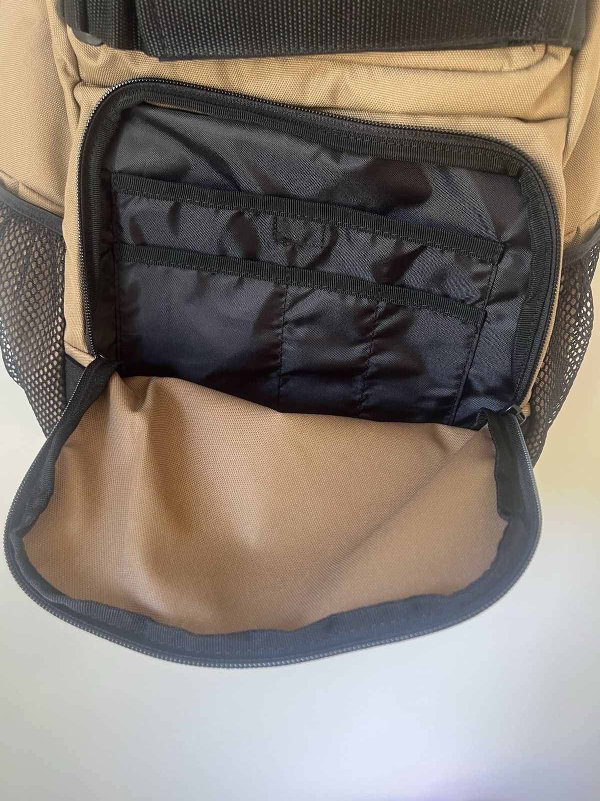VANS Back Pack Skate Pack 3 Tan Color with Black adjustable straps Brand New