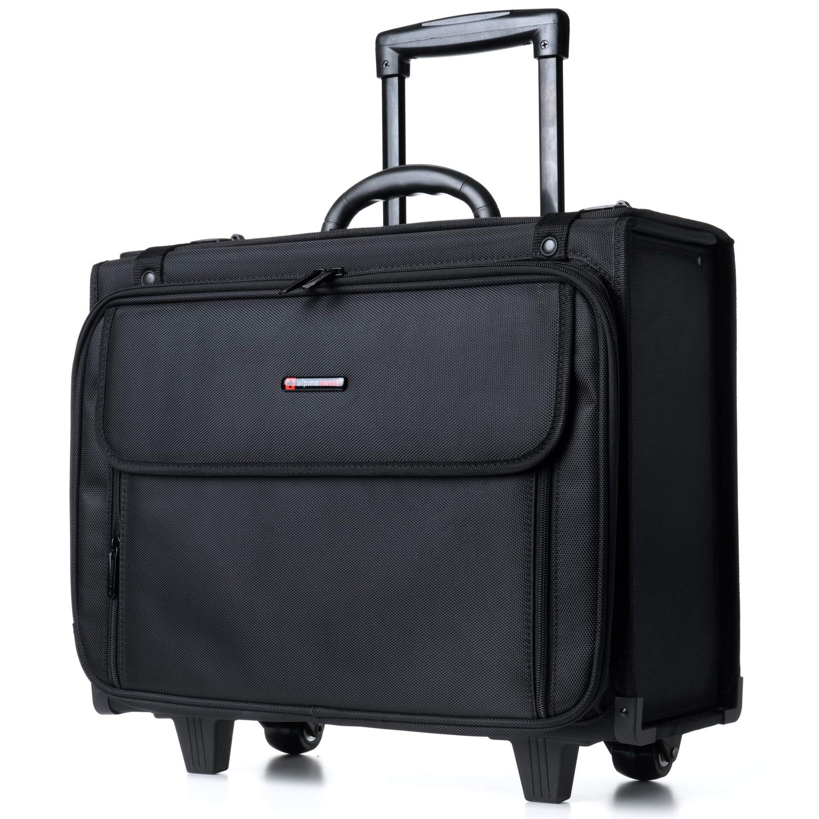 Rolling Briefcase | Laptop Bag For Men & | Hard Side Catalog Case on Wheels |…