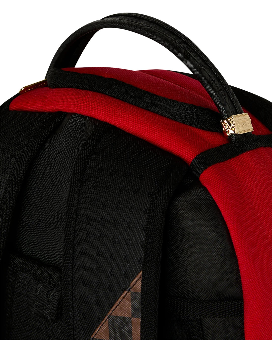 Sprayground KATANA Check Boss Backpack🔥New Black Bookbag Large School Bag