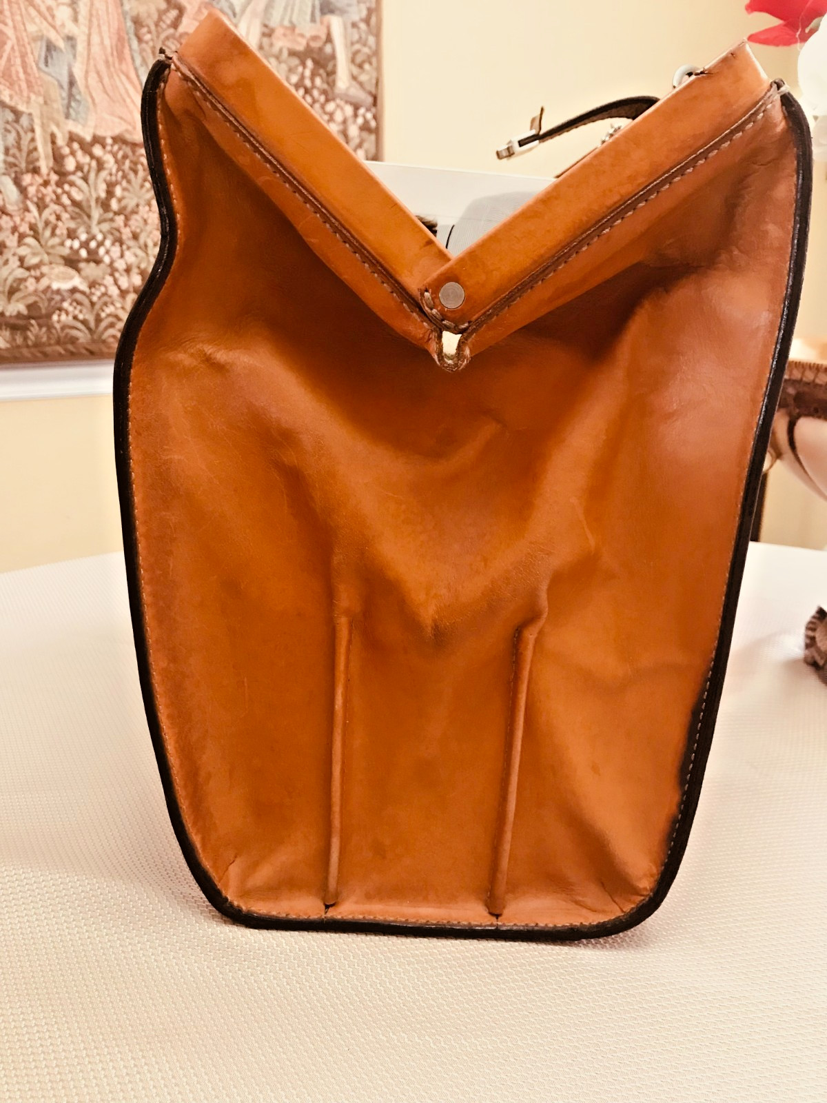 TANNER KROLLE “Bailey’s Case” Bridle Leather Briefcase / Lawyer Bag – ENGLAND