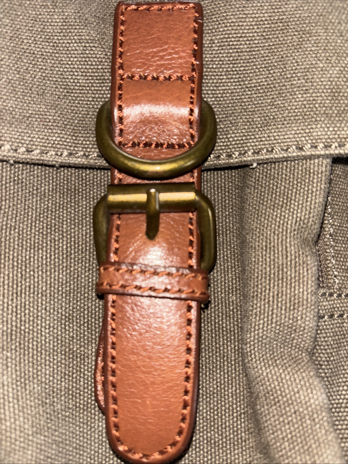 Troop London Classic Canvas Across Body Green Detachable Adjustable Strap
