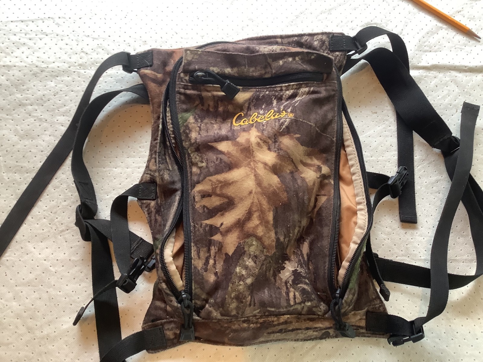 Cabela’s Como 5 Pocket Accessory Back Pack Used