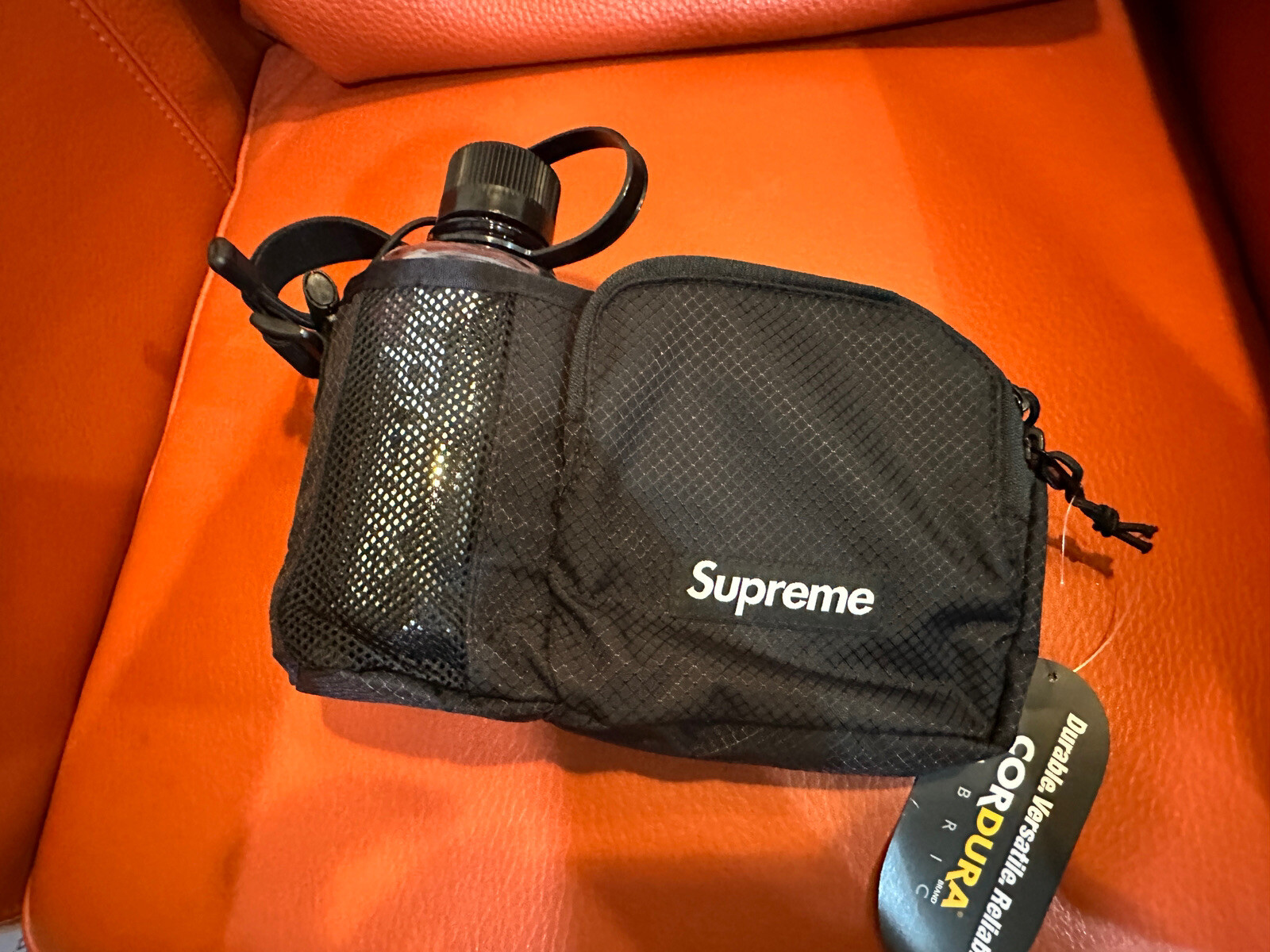 Brand New Sealed Supreme Side Bag Black SS22 Cordura Fabric 16 Oz Smoke OS