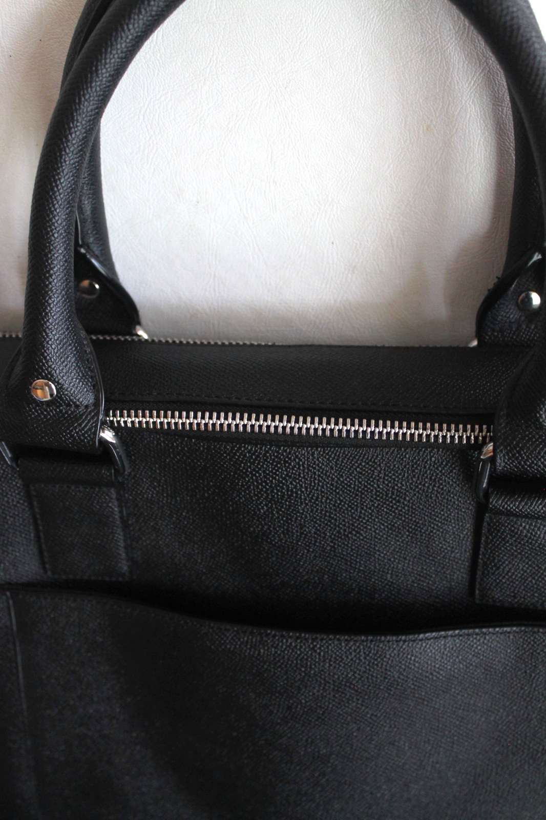 Cole Haan American Airlines Black Leather Attaché’ Briefcase Bag NEW!
