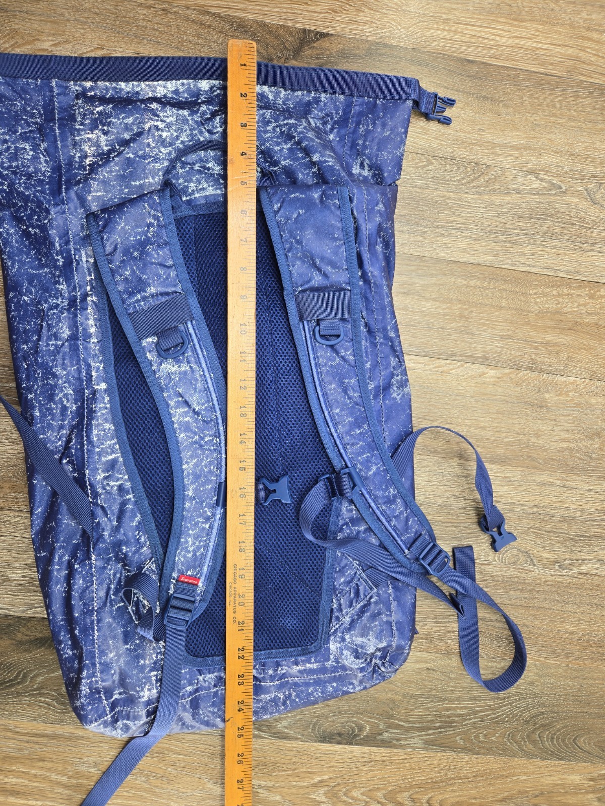 EUC SUPREME Waterproof Reflective Speckled Backpack Royal Blue FW20 Olmetex