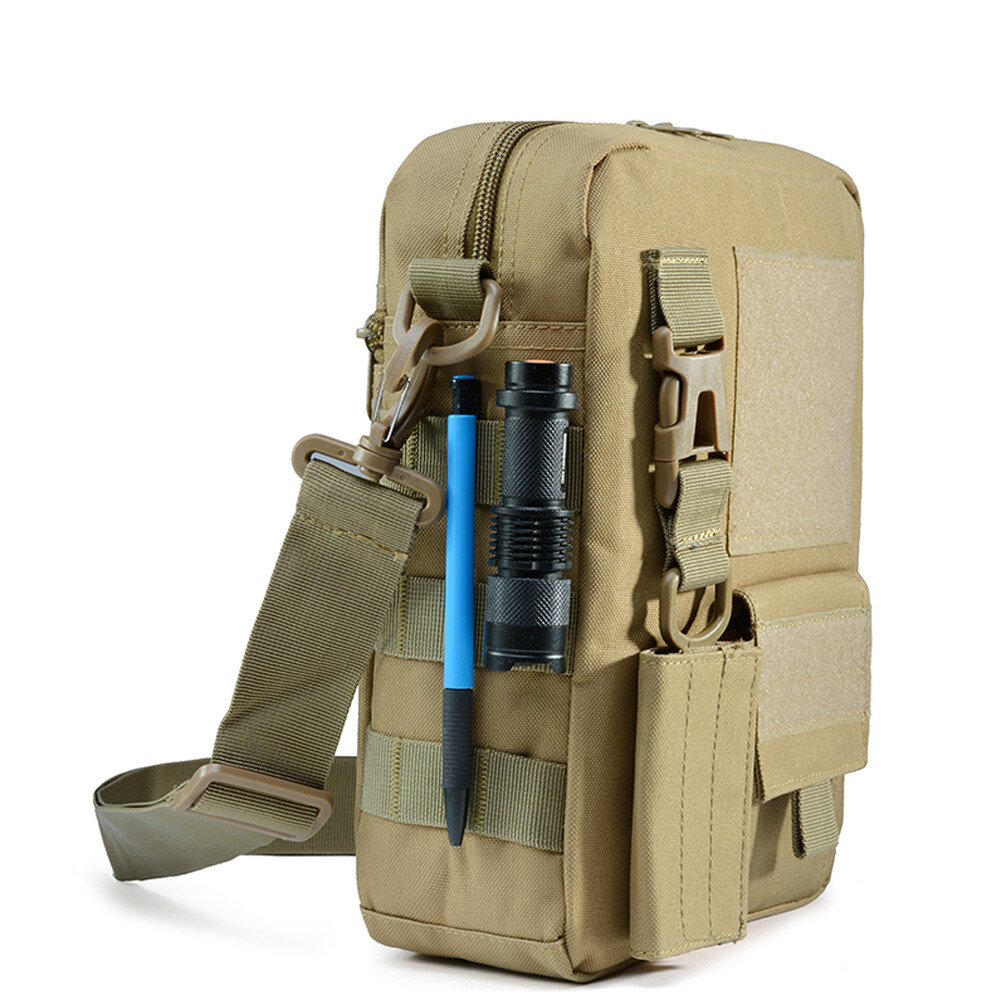 Mens Messenger Bag Waterproof Shoulder / Cross Body Backpack Tactical Sling Bag